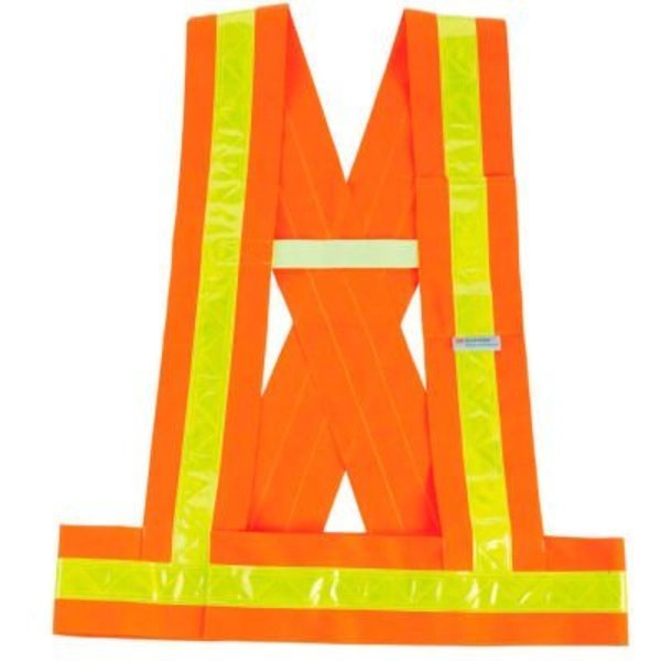 Ergodyne GloWear 8140BA Type O Class 1 Breakaway Sash Orange, M/L 27017